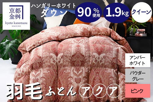 
            【選べるカラー】羽毛布団ハンガリーホワイトダウン90％ 京都亀岡産 本掛け 羽毛布団 立体キルト 冬用 クイーンサイズ 羽毛布団【DP360 アクア 冬用羽毛布団 人気羽毛布団 ランキング 日本製羽毛布団 ふるさと納税羽毛布団 羽毛布団 寝具 羽毛布団】re09 
          