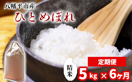 令和6年産 岩手県産 ひとめぼれ 精米 5kg× 6ヶ月定期便 ／ 白米 米 産地直送 農家直送 【中沢農産】