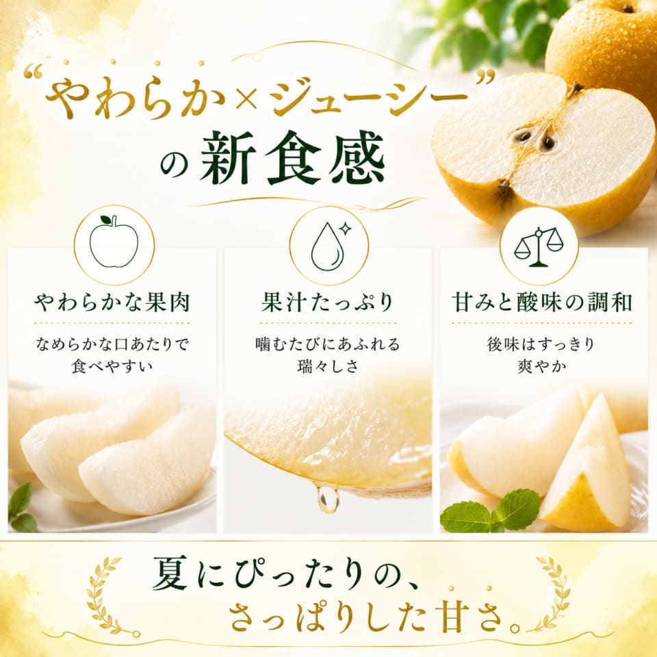 【2027年8月中旬ごろ～発送予定】＜梨 凛夏りんか 約3kg 4～7玉＞ なし フルーツ fruit 高知県 佐川町 黒岩梨生産者組合 【期間・数量限定】