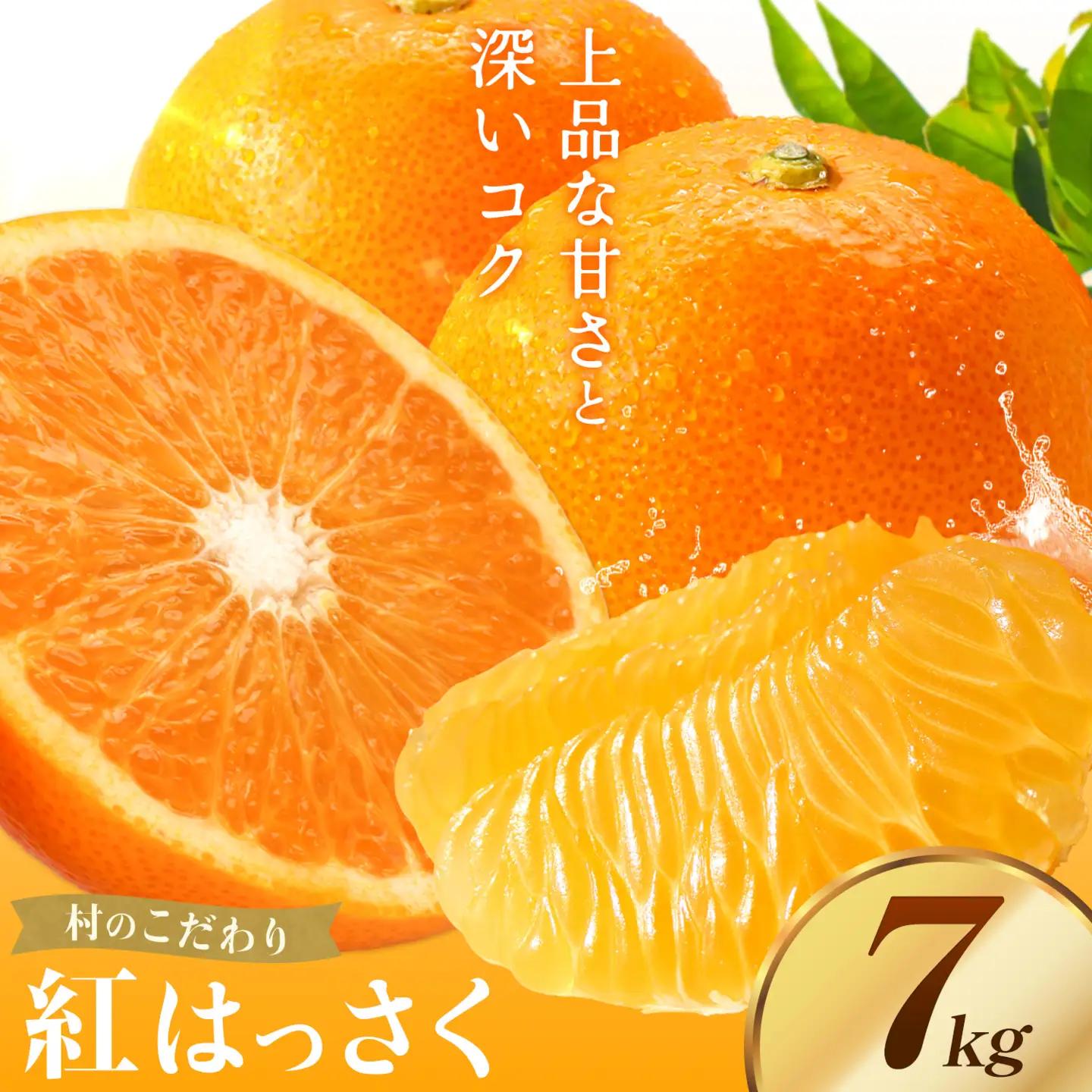紅はっさく 約7kg 八朔  紅八朔