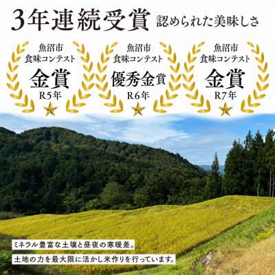 ふるさと納税 魚沼市 【令和8年産 新米 先行受付】魚沼産コシヒカリ「雪の恵」(精米)　10kg(5kg×2袋) |  | 01