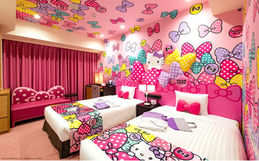 宿泊券 静岡 藤枝市 ハロー キティ ルーム 一泊 朝食付き アメニティ グッズ 付き ホテルオーレ 宿泊 観光 利用券 チケット 旅行 体験型 サンリオ キャラクターかわいい 可愛い 子供 静岡県 藤枝市