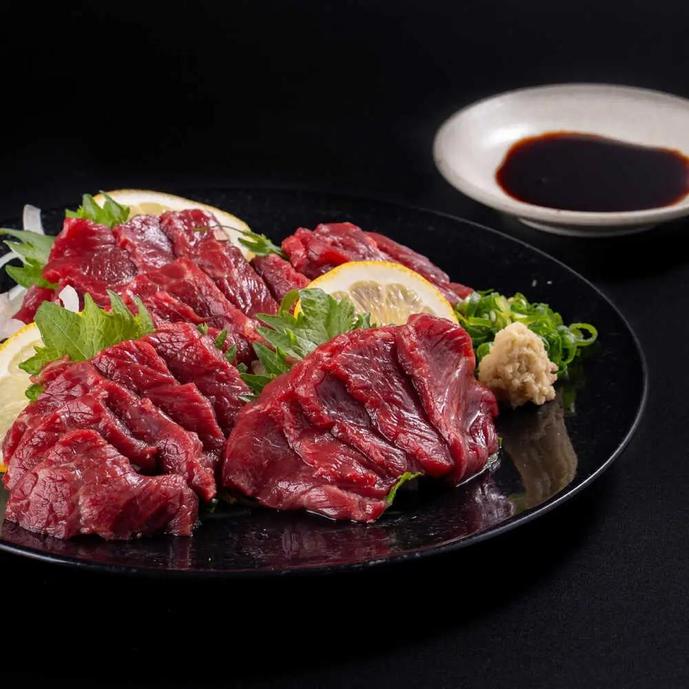 赤身馬刺し 約200g 馬刺し[AYBV019]