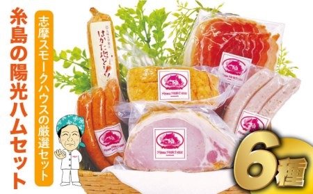 糸島の陽光 ハム セット 6種 セット 2 糸島市 / 志摩スモークハウス ハム ソーセージ 食べ比べ [AOA002] 詰め合わせ ギフト ソーセージ ハム 詰め合わせ