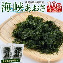 【ふるさと納税】鹿児島県長島町産 乾燥あおさ(200g)鹿児島県 国産 九州産 長島町 アオサ あおさ海苔 のり 海産物 養殖 魚介類 水揚げ セット 味噌汁の具 みそ汁【礒永水産】iso-6042