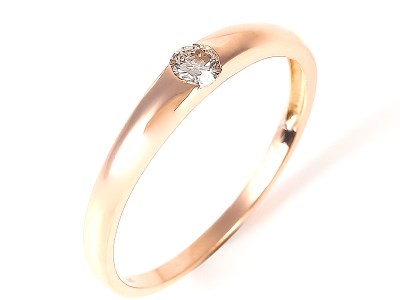 0.1CT シンプルダイヤリング　R3629DI-Ｒ2