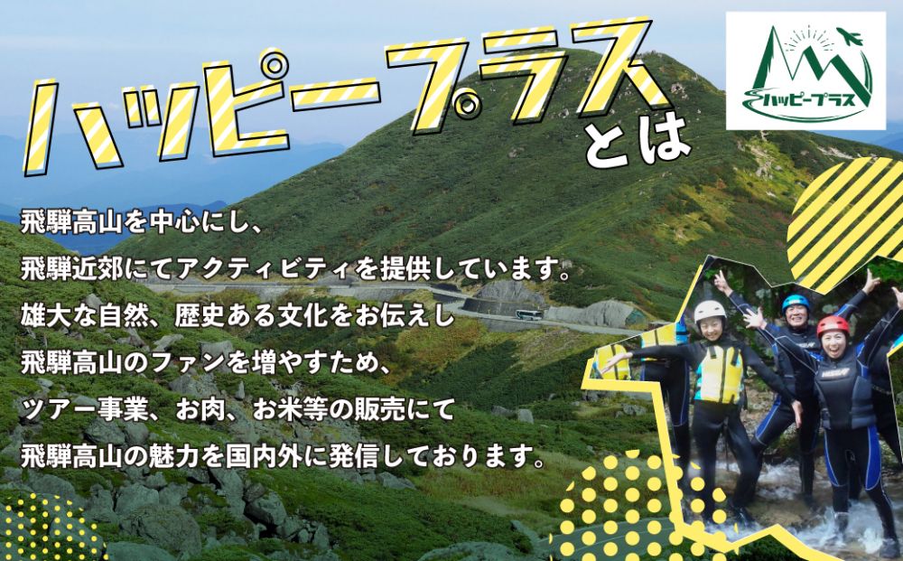 ハッピーツアー体験チケット 10,000円分　体験 ツアー 利き酒 酒蔵体験 町歩き フードツアー 座禅 シャワークライミング スノーシュー オンラインツアー アクティビティ ハッピープラス 飛騨高山
