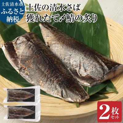 ふるさと納税 土佐清水市 土佐の清水さば 炙り〆鯖 2枚セット ブランドゴマサバ(1枚約170g〜210g)【R01748】