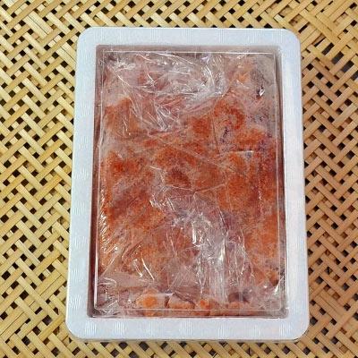 ふるさと納税 中間市 【発送月固定定期便】 無着色辛子明太子切子1kg　味わい豊かに粒仕立て(中間市)全3回 |  | 03