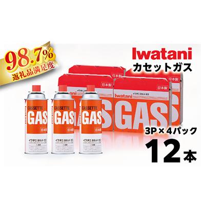 ふるさと納税 近江八幡市 イワタニ　カセットガス　CB缶　カセットボンベ　3P　4パックセット