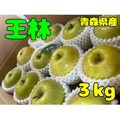 【ふるさと納税】先行予約【青森市産・王林】約3kg(家庭用)【1613747】