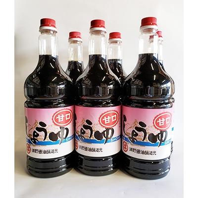 ふるさと納税 豊前市 福岡の味　甘口醤油1ケース(1.8L×6本)
