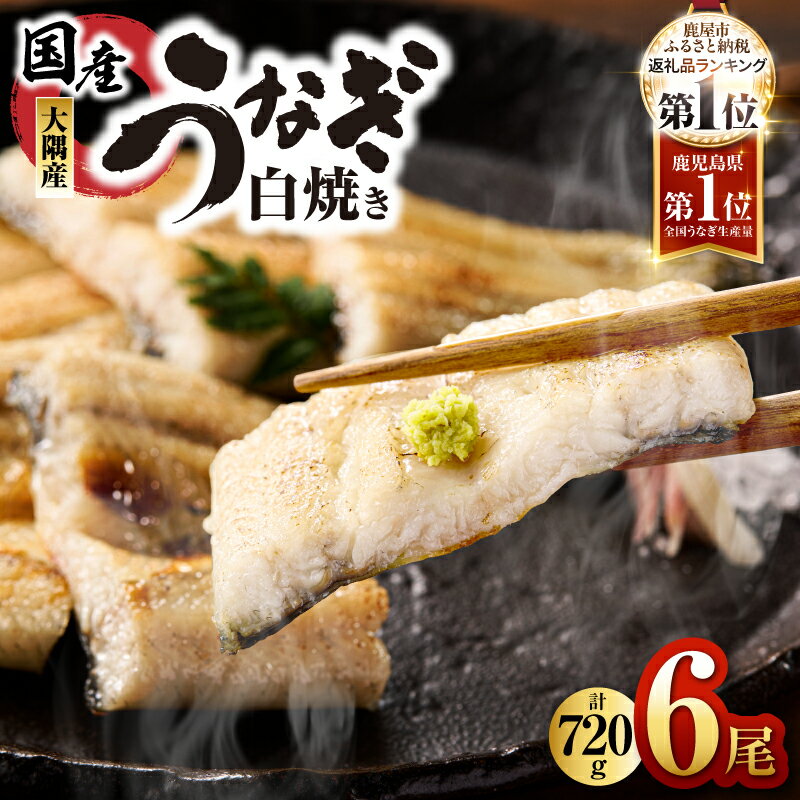 【ふるさと納税】【土用の丑の日特集】鹿児島県大隅産うなぎ白焼6尾 計720g 国産 鰻白焼き 冷凍 鹿児島 白焼き 真空パック うなぎ ウナギ 鰻 【大隅地区養まん漁業協同組合】