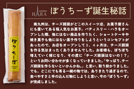 ぼうちーず詰合せ 15本（菓子 焼き菓子 ケーキ スイーツ 個包装 小分け 人気 チーズ 地域限定 お土産 宮崎 小林市）