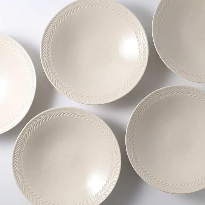 【波佐見焼】ローズマリー （アイボリー） マルチボウル 5個セット 食器 皿 【福田陶器店】 [PA270]  波佐見焼