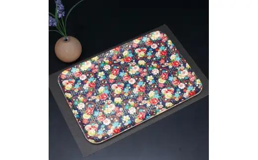 タツクラフト 友禅和紙トレー L 39cm 2枚セット 桜 牡丹文 【Tk329】【ttcf922-yul-13】