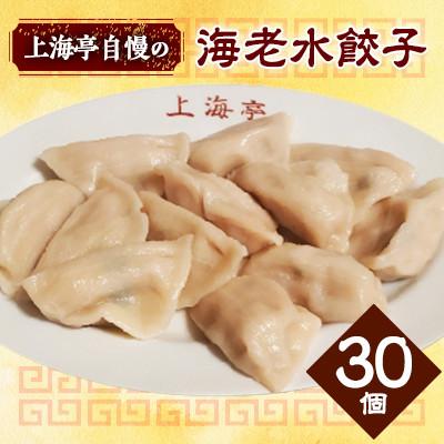 ふるさと納税 横須賀市 【テレビ番組で紹介!】「上海亭」の海老水餃子 30個 冷凍 国産