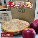 【ふるさと納税】 りんご農家のアップルパイ (直径約23cm) 【Shinohe's farm】 お菓子 ケーキ 洋菓子 F21U-363