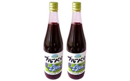 岡垣町産 ブルーベリー 果汁入り 飲料水 2本 セット【2025年8月下旬発送開始】