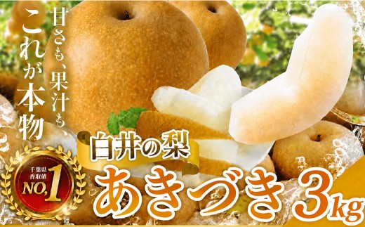 先行予約 あきづき3kg 贈答用