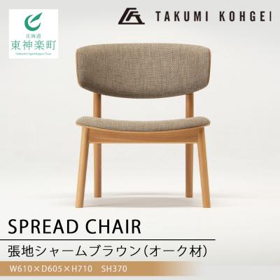 ふるさと納税 東神楽町 【匠工芸】スプレッドチェア(オーク)