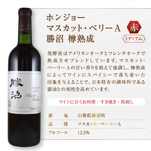 ホンジョーワイン贅沢赤白飲み比べセット（MG）B15-699