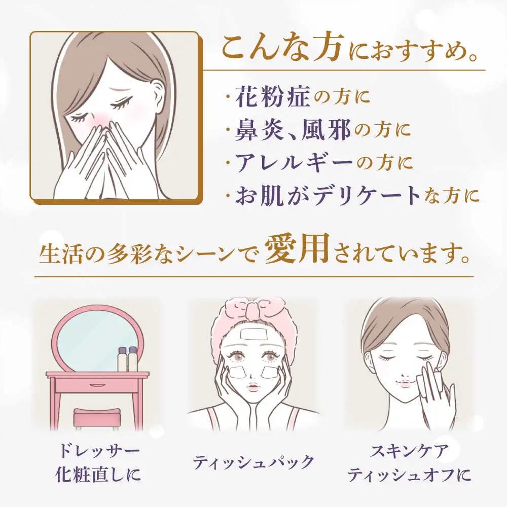 カシミヤスコッティ 10箱 ティッシュ ティッシュペーパー[BDAM020]