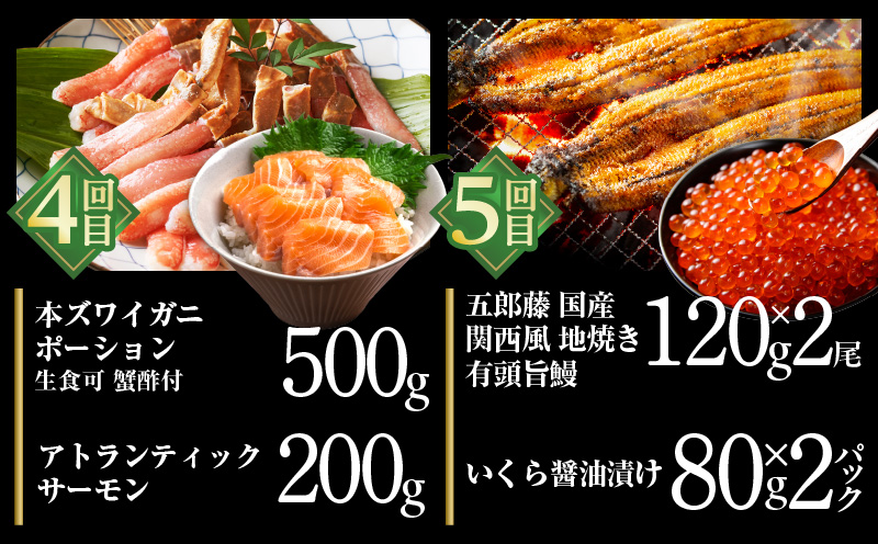 北国からの贈り物 定期便 全5回【毎月配送コース】 099Z343