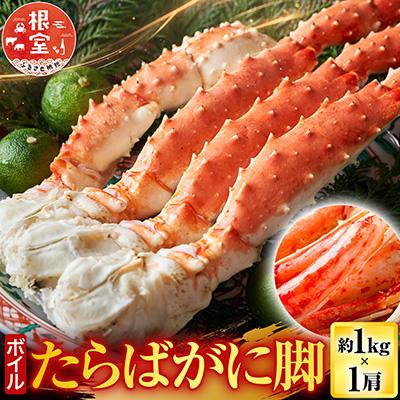 ふるさと納税 根室市 根室海鮮市場<直送>ボイルたらばがに脚約1kg×1肩 F-28031