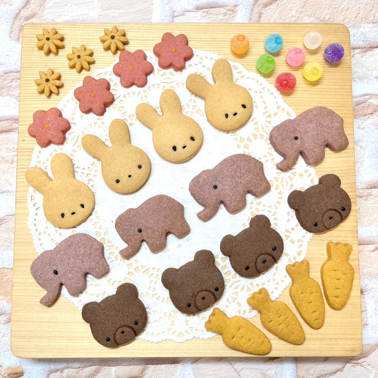 クッキー缶とかわいい焼菓子7点セット