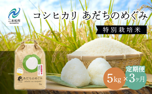 【定期便3ヶ月】コシヒカリ 精米 5kg 特別栽培米 定期便 3ヶ月 15kg 令和7年産 コシヒカリ 米 白米 ふっくら 甘い 人気 ランキング おすすめ ギフト 故郷 ふるさと 納税 福島 ふくしま 二本松市 送料無料【JAふくしま未来 こらんしょ市】