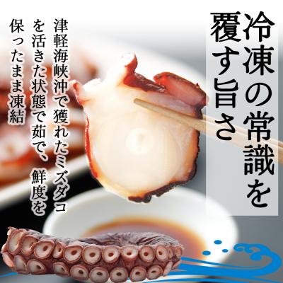 ふるさと納税 むつ市 津軽海峡産ボイルミズダコ足　1.2kg |  | 01