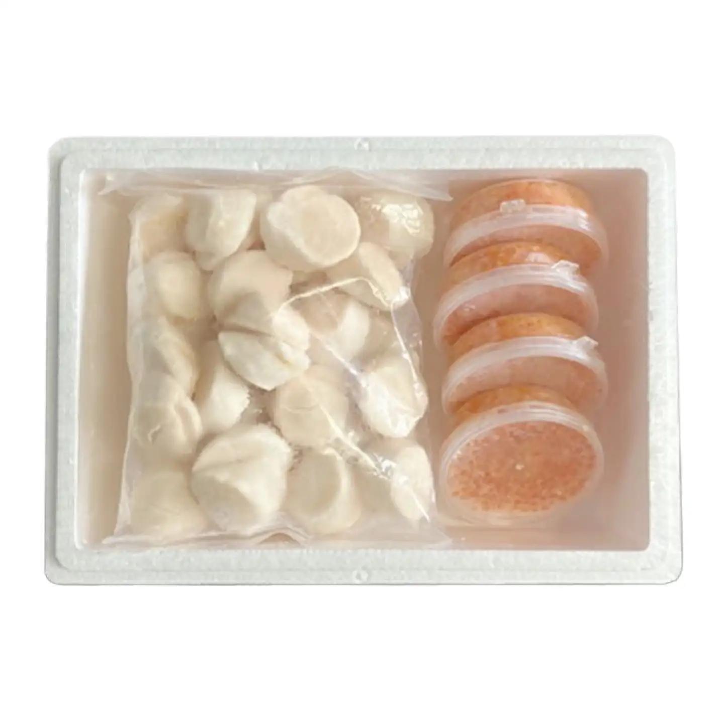 いくら醤油漬け100g×4P、ほたて貝柱500g×2P D-70036