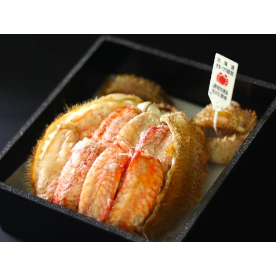 ＜紋別漁師 マルマ松本商店＞海明け毛がに一杯盛り（特大）2個セット
