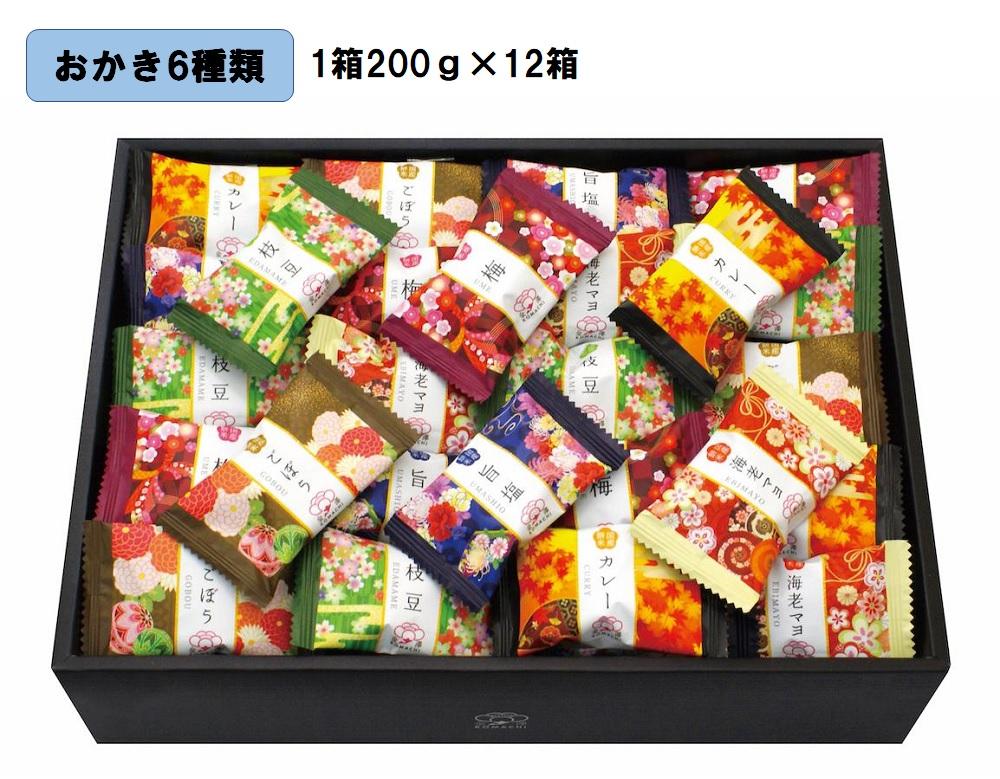 金澤兼六製菓　金澤小町（おかき6種類の詰合せ1箱200g×12箱） CN038