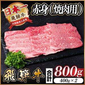 飛騨牛 赤身(焼肉用) 800g_肉 焼肉 牛肉 やきにく ヤキニク バーベキュー  肉 飛騨牛 牛肉 うし ビーフ_【配送不可地域：離島】【1543756】