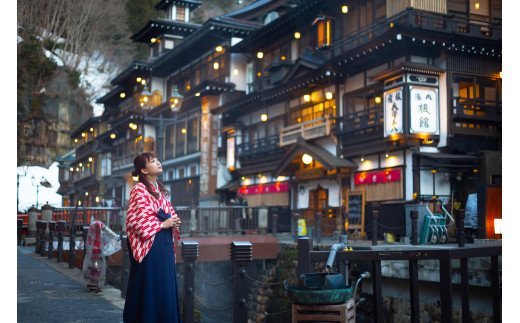 銀山温泉 宿泊補助券  1口 (10,000円分) 選べるお宿 宿泊券 温泉 旅行 601E