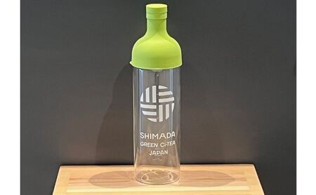 Green Ci-Tea 4種類の島田茶飲み比べと島田市緑茶化計画オリジナルフィルターインボトルのセット お茶 茶葉 水出し 