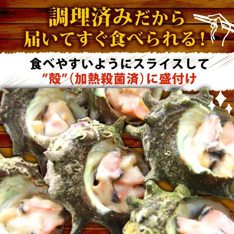 冷凍 お造り サザエ 酒粕和え 10～14個 冷凍 下関 山口 《さわ水産：SW》 SW-SZ005