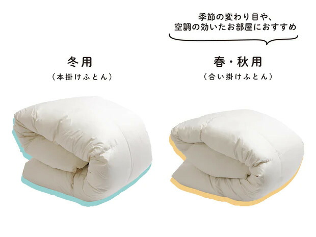羽毛合掛けふとん ダブル［マザーホワイトグース ダウン95％×抗菌防臭生地］ 【1323】