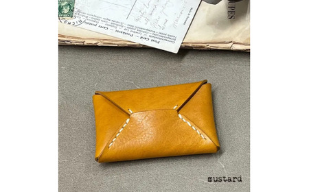 【封筒】letter（レター）マスタード 封筒 カードケース