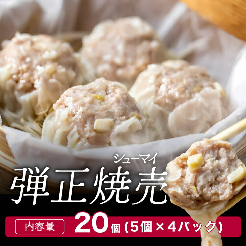 【ふるさと納税】 大粒 焼売 弾正シューマイ20個(5個入×4) シュウマイ しゅうまい 京地どり 鶏 鶏肉 豚 豚肉 たけのこ メンマ 国産メンマ 池姫メンマ 手作り お取り寄せ 国産 簡単 料理 中華 冷凍 便利 おかず アレンジ お弁当 おつまみ 舞鶴産 地元特産 京都 舞鶴 弾正