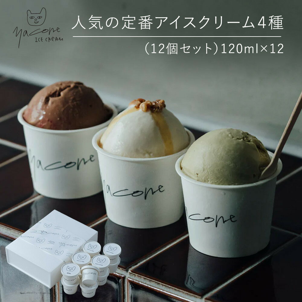 【ふるさと納税】人気の定番アイスクリーム4種（12個セット）