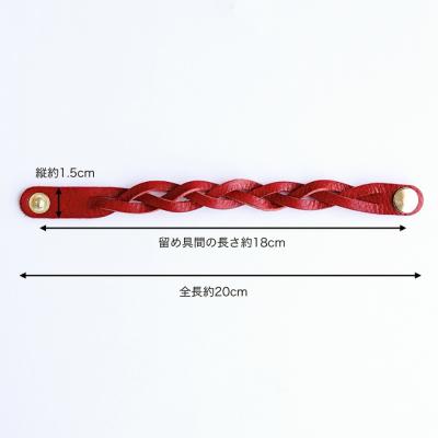 ふるさと納税 糸島市 ツイストブレスレット 糸島市 / LADIES&GENTLEMEN 本革 革製品 [ADK082] |  | 02