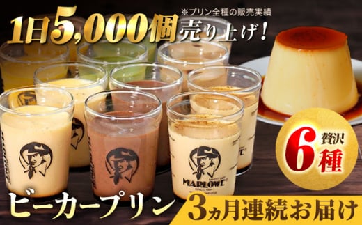 【全3回定期便】葉山ビーカープリン パーティーアソート セット 6種×2個 詰め合わせ（カスタード・かぼちゃ・抹茶・北海道フレッシュクリーム・エスプレッソ・チョコレート）プリン ぷりん スイーツ デザート パーティーセット 詰め合わせ 食べ比べ 焼きプリン 人気 お菓子 贈り物 贅沢 人気 ギフト ご褒美 洋菓子 おかし ビーカープリン プレゼント 横須賀【マーロウ】 [AKAF047]
