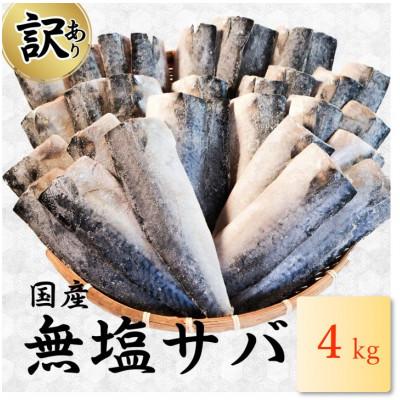 ふるさと納税 銚子市 【2025年3月新登場!】訳あり 国産 無塩 サバ 4kg