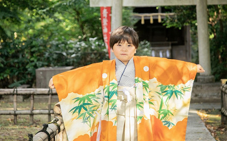 七五三衣装レンタル・お着付け　ロケーションフォト撮影付きプラン No.158