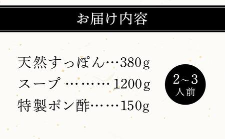 天然すっぽん鍋【2～3人前】