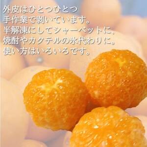 旬の美味しさそのままみかん!外皮をむいたまるごと冷凍みかん　13.6kg(800g×17袋セット)【配送不可地域：離島】【1527828】