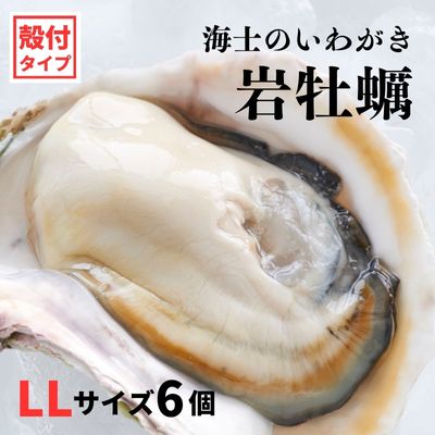 【ふるさと納税】【いわがき殻付き LLサイズ 6個】海士のいわがき 岩牡蠣 生食可 冷凍 牡蛎 牡蠣 かき カキ 岩牡蠣 いわがき 冷凍 お歳暮